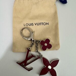 Louis Vuitton Fleur d’Epi Bag Charm Fuschia